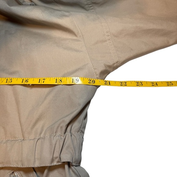 London Fog Women's All Weather Jacket Coat Hood Small Water Repellant Neutral - Picture 9 of 12